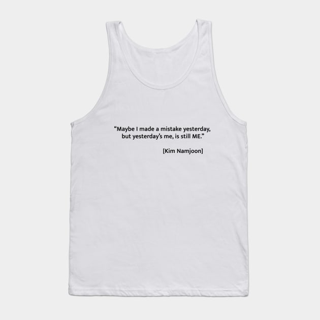 Kim Namjoon BTS quote Tank Top by Lani89